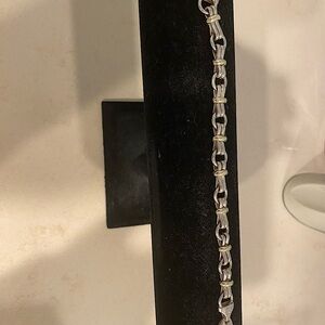 Ross Simmons, Sterling, silver and gold bracelet